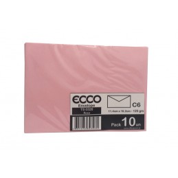 Pack 10 Envelopes C6 114x162 TS-0326 Rosa