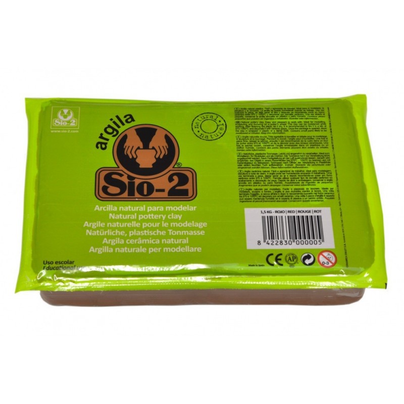 Argila para Modelar Sio-2 - Pack 1500 gramas Argila para Modelar Sio-2 - Pack 1500 gramas