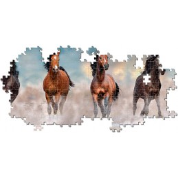 Puzzle 1000 Peças Clementoni Panorama 39607 Horses