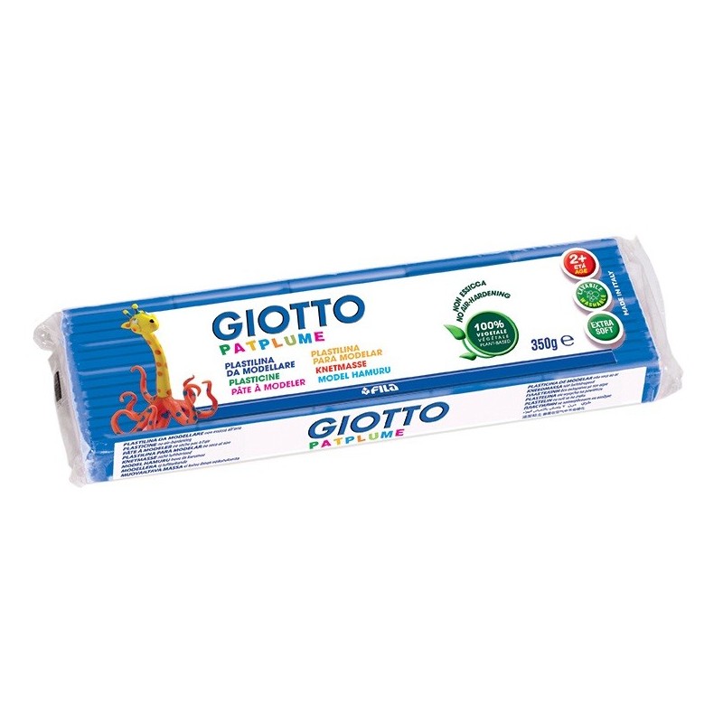 Plasticina Giotto Patplume 350gr 510112 Azul Claro