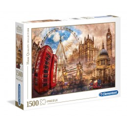 Puzzle 1500 Peças Clementoni 31807 Vintage London