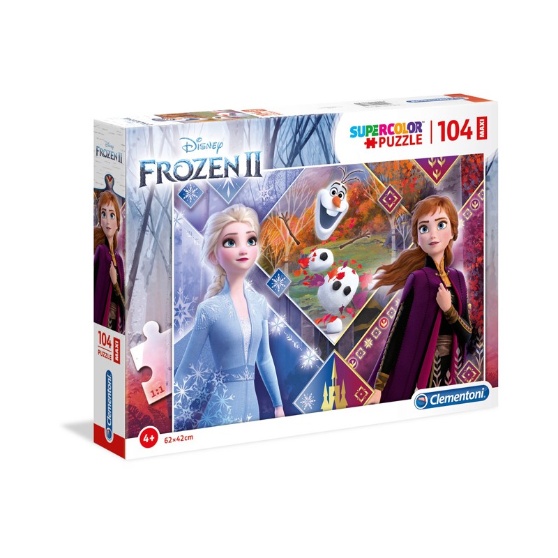 Puzzle 104 Peças Maxi Clementoni 23739 Frozen 2 Puzzle 104 Peças Maxi Clementoni 23739 Frozen 2