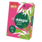 Papel Fotocópia Adagio A4 80g Cor Fluorescente 13 Rosa 1