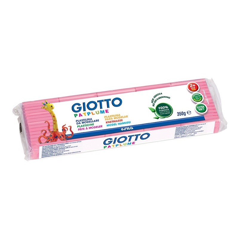 Plasticina Giotto Patplume 350gr 510109 Rosa