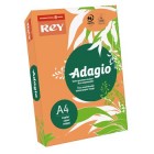 Papel Fotocópia Adagio A4 80g Cor Intenso 21 Laranja 1