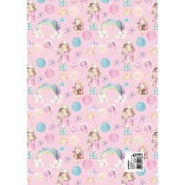 Pack 25 Fls. Papel Fantasia...