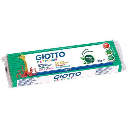 Plasticina Giotto Patplume 350gr 510104 Verde