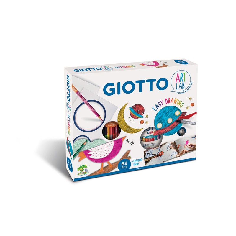 Giotto Art Lab Easy Drawing 68 peças 581400