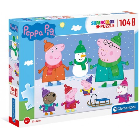 Puzzle 104 Peças Maxi Clementoni 23752 Peppa Pig