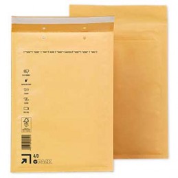 Pack 10 Envelopes Almofadados Kraft 4D-1 180x260