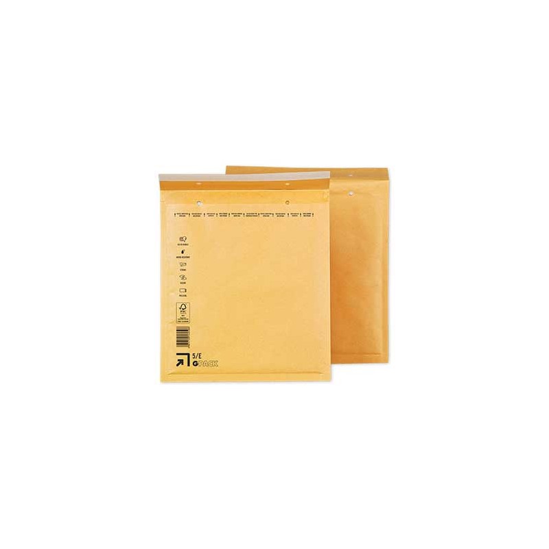 Pack 10 Envelopes Almofadados Kraft 5E-2 220x260