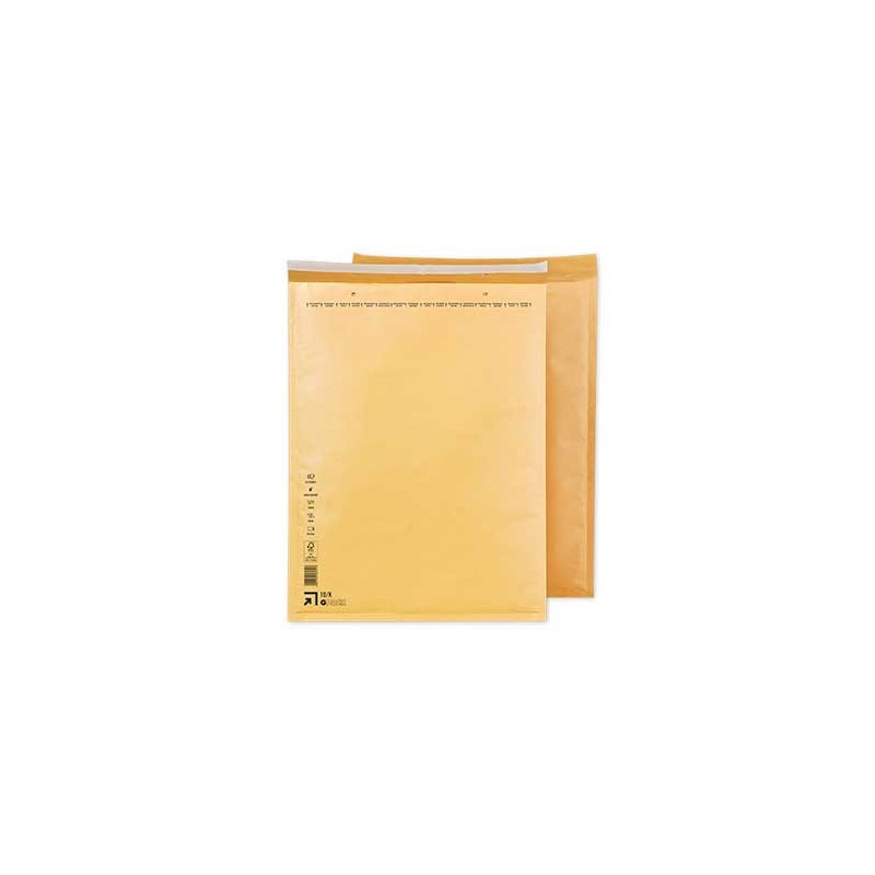 Pack 10 Envelopes Almofadados Kraft 10K-7 350x470