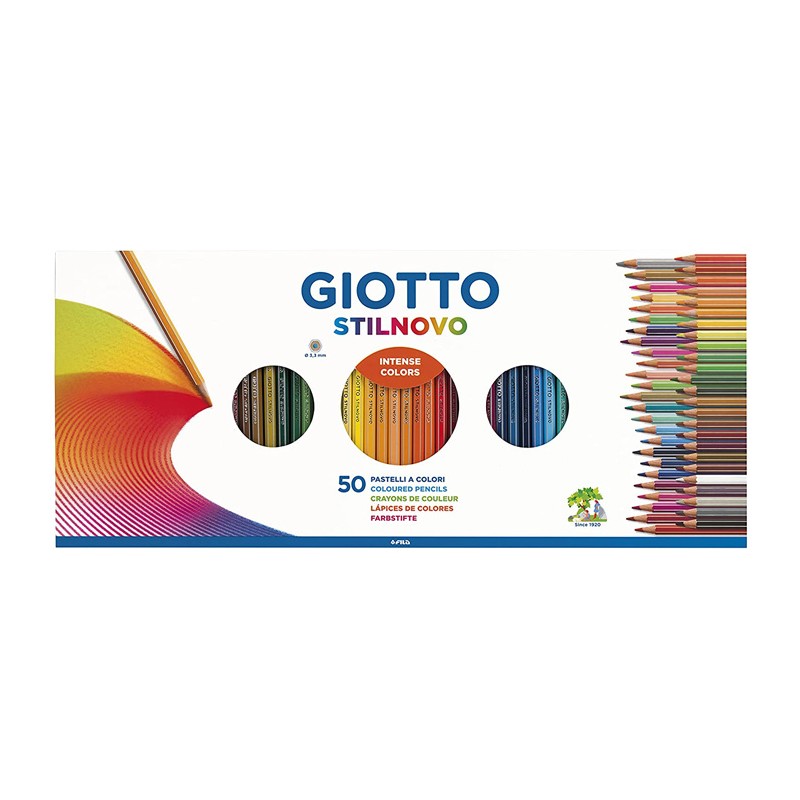 Lápis de Cor Giotto Stilnovo 257300 - Caixa 50 unidades Lápis de Cor Giotto Stilnovo 257300 - Caixa 50 unidades