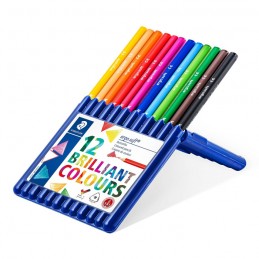 Lápis de Cor Staedtler Ergosoft 157SB12 - Estojo 12 unidades