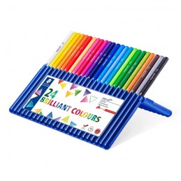 Lápis de Cor Staedtler Ergosoft 157SB24 - Estojo 24 unidades