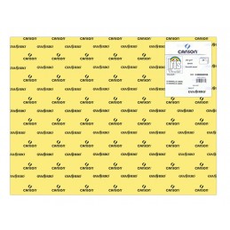 Cartolina A2 240gr Canson Íris Amarelo Limão 40356 - Pack 25 unidades