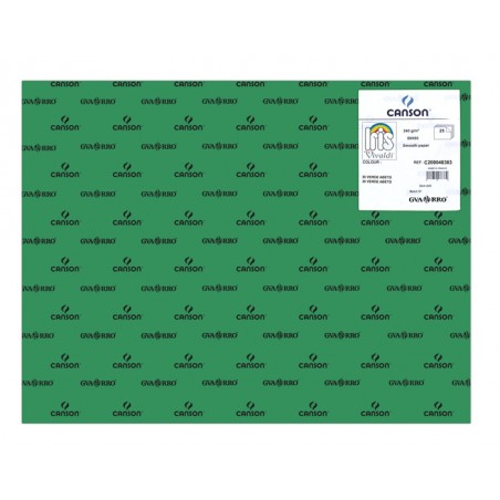 Cartolina A2 240gr Canson Íris Verde Abeto 40383 - Pack 25 unidades