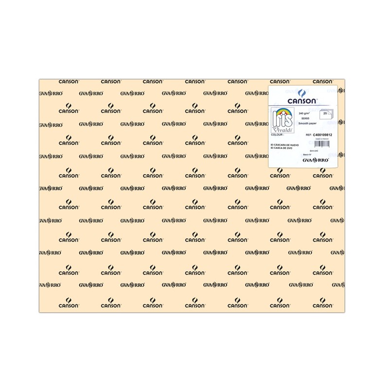 Cartolina A2 240gr Canson Íris Casca de Ovo 109812 - Pack 25 unidades Cartolina A2 240gr Canson Íris Casca de Ovo 109812 - Pack 25 unidades