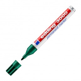 Marcador Permanente Edding 3000 Verde