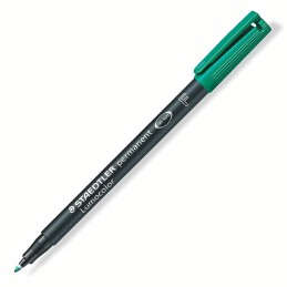 Marcador Permanente Lumocolor Ponta Fina 318 Verde