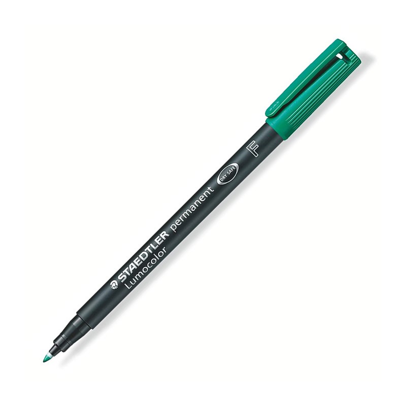 Marcador Permanente Lumocolor Ponta Fina 318 Verde