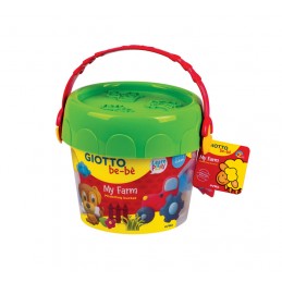 Set Giotto Be-Bé Balde com Pasta de Modelar Farm 468800