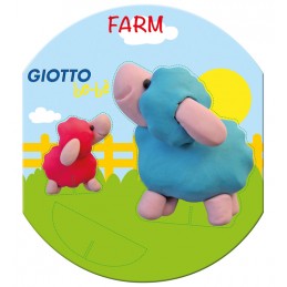 Set Giotto Be-Bé Balde com Pasta de Modelar Farm 468800