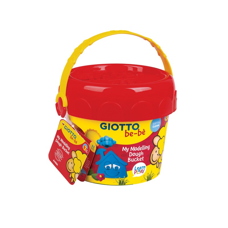 Set Giotto Be-Bé Balde com 5 Boiões Pasta de Modelar 467600 Set Giotto Be-Bé Balde com 5 Boiões Pasta de Modelar 467600