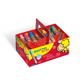 Lápis de Cor Giotto Bebé - Schoolpack 36 unidades + 3 Afias 461300