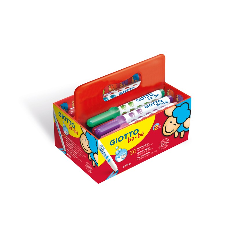 Marcadores Feltro Giotto Bebé - Schoolpack 36 unidades 461200