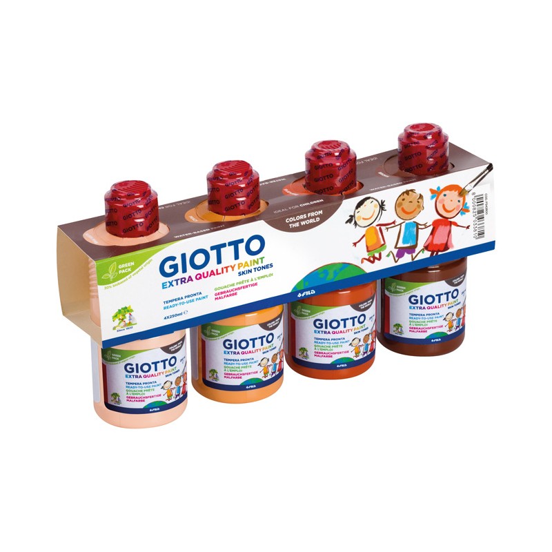 Guache Giotto Extra Quality Skin Tones 4x250 ml 542800 Guache Giotto Extra Quality Skin Tones 4x250 ml 542800
