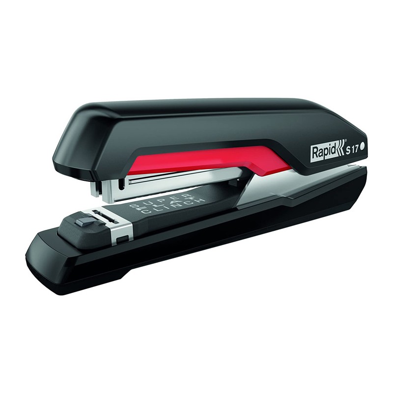 Agrafador Rapid Supreme S17 30 folhas Preto e Vermelho Agrafador Rapid Supreme S17 30 folhas Preto e Vermelho