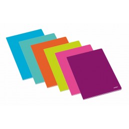 Caderno Agrafado Ambar School Sortido A4 Quadriculado