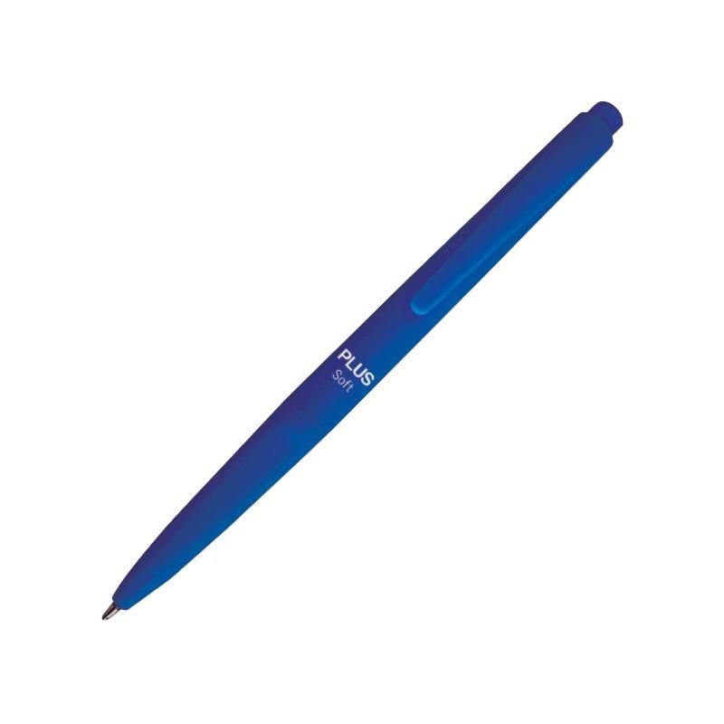 Esferográfica Retrátil Plus Office Soft Azul Esferográfica Retrátil Plus Office Soft Azul