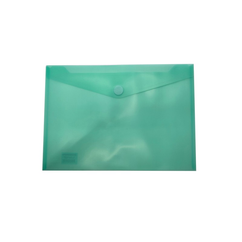 Envelope em Plástico A4 com Velcro 90134 Verde Menta Envelope em Plástico A4 com Velcro 90134 Verde Menta