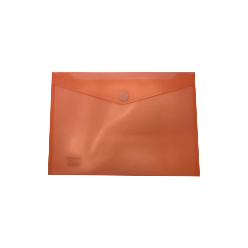 Envelope em Plástico A4 com Velcro 90144 Salmão