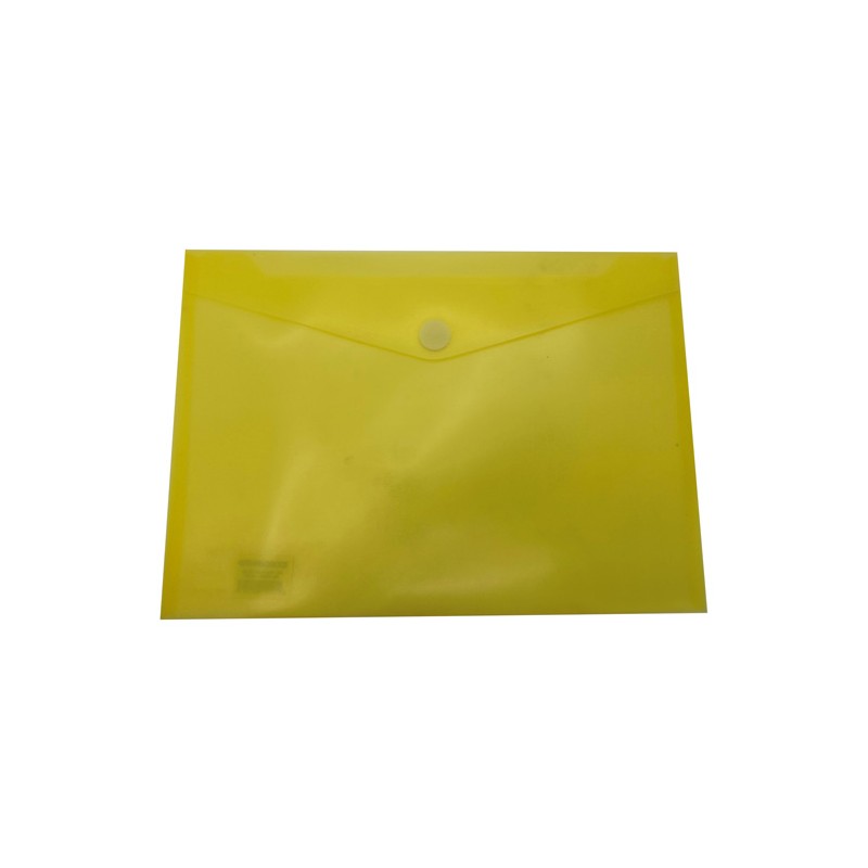 Envelope em Plástico A4 com Velcro 90154 Baunilha