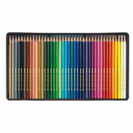 Lápis de Cor Caran d'Ache Fancolor - Caixa Metálica 40 unidades 2
