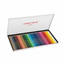 Lápis de Cor Caran d'Ache Fancolor - Caixa Metálica 40 unidades 1