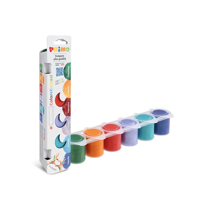 Guache Primo 25 ml Cores Especiais - Pack 6 Frascos Guache Primo 25 ml Cores Especiais - Pack 6 Frascos