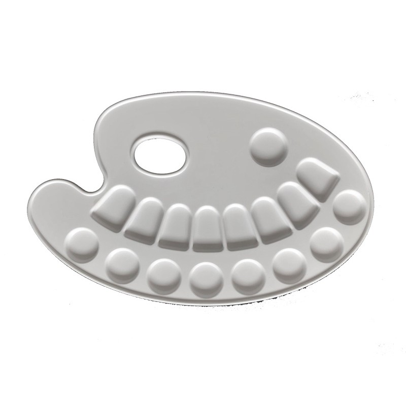 Paleta Oval Plástico 17 cavidades Paleta Oval Plástico 17 cavidades