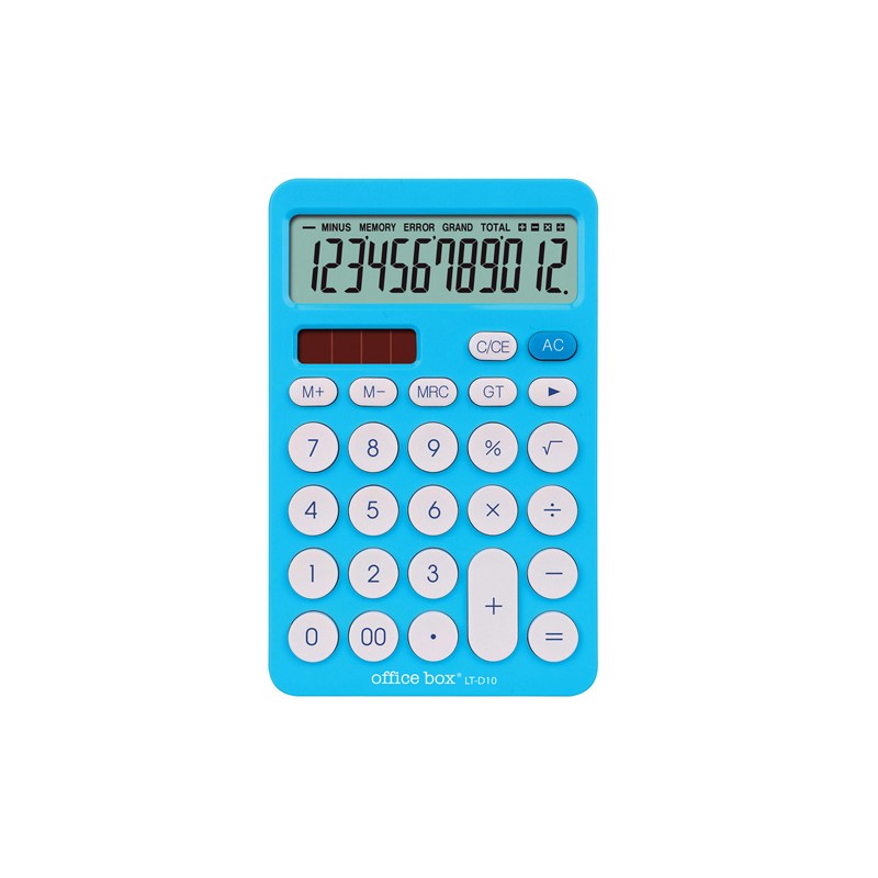 Calculadora de Secretária Office Box Azul