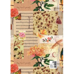 Pack 25 Fls. Papel Fantasia...