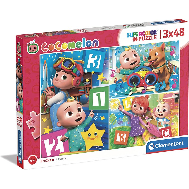 Puzzle 3x48 Peças Clementoni 25273 Cocomelon