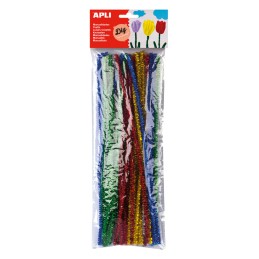 Pack 50 Chenille Limpa-Cachimbos 6mm x 30cms 13066 Cores Brilhantes