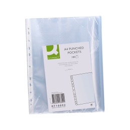 Sacas Catálogo Q-Connect A4 100 Microns - Pack 100