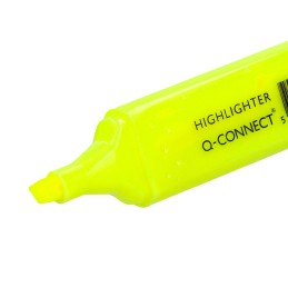 Marcador Fluorescente Q-Connect Amarelo 2