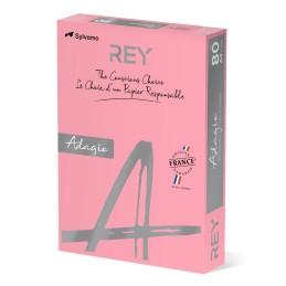 Papel Fotocópia Adagio A4 80g Cor Fluorescente 13 Rosa