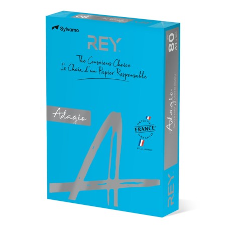 Papel Fotocópia Adagio A4 80g Cor Intenso 51 Azul