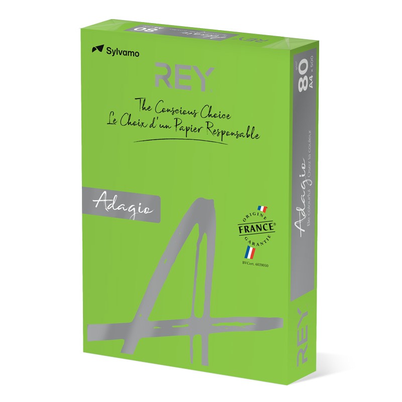 Papel Fotocópia Adagio A4 80g Cor Intenso 52 Verde